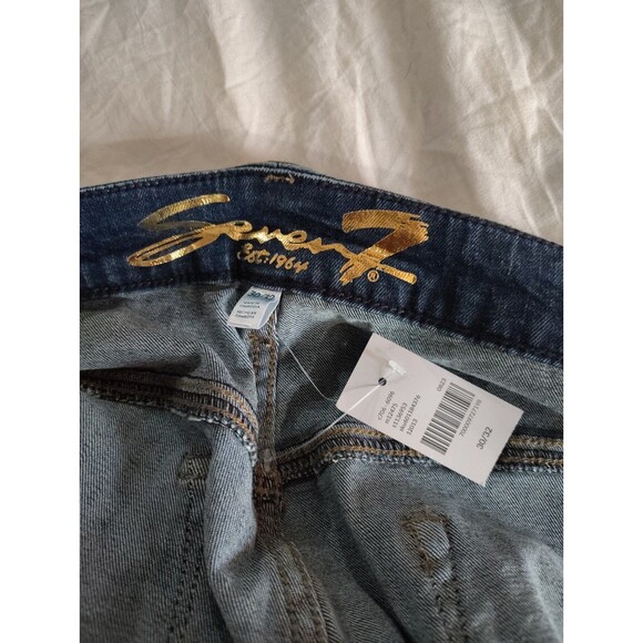 Seven7 Jeans Women Plus 30/32 Wide Leg Stretch Button ClosureLimited Edition NWT - Picture 10 of 10